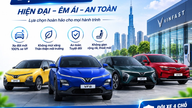 Đội Xe 4 Chỗ – Xe Đời Mới